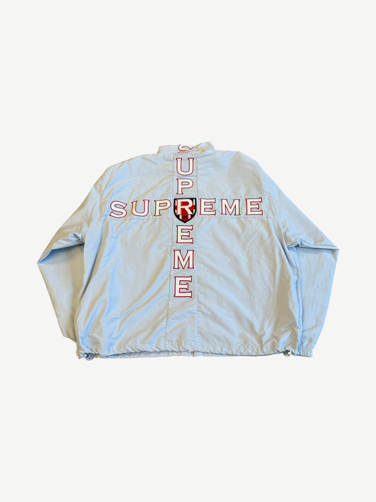 Supreme Light Blue Cross Track Jacket