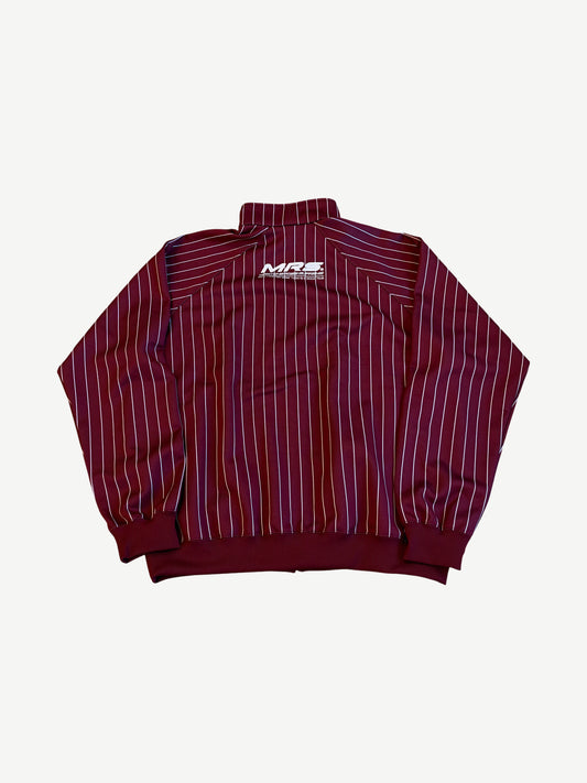 Supreme Martine Rose Burgundy Striped Track Jacket