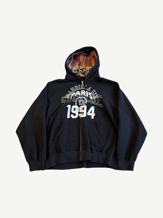 Supreme MM6 Maison Margiela Black Zipup
