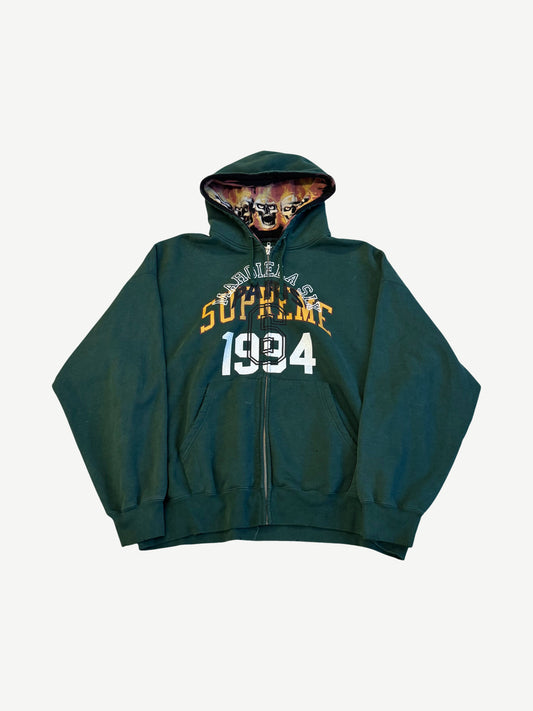 Supreme MM6 Maison Margiela Dark Green Zipup