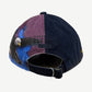 Supreme MM6 Maison Margiela split 6-panel cap back with eagle print, purple panel and number stitch tag