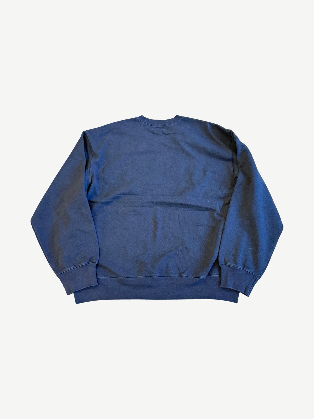 Supreme Navy Plaid Arc Crewneck
