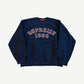 Supreme Navy Plaid Arc Crewneck