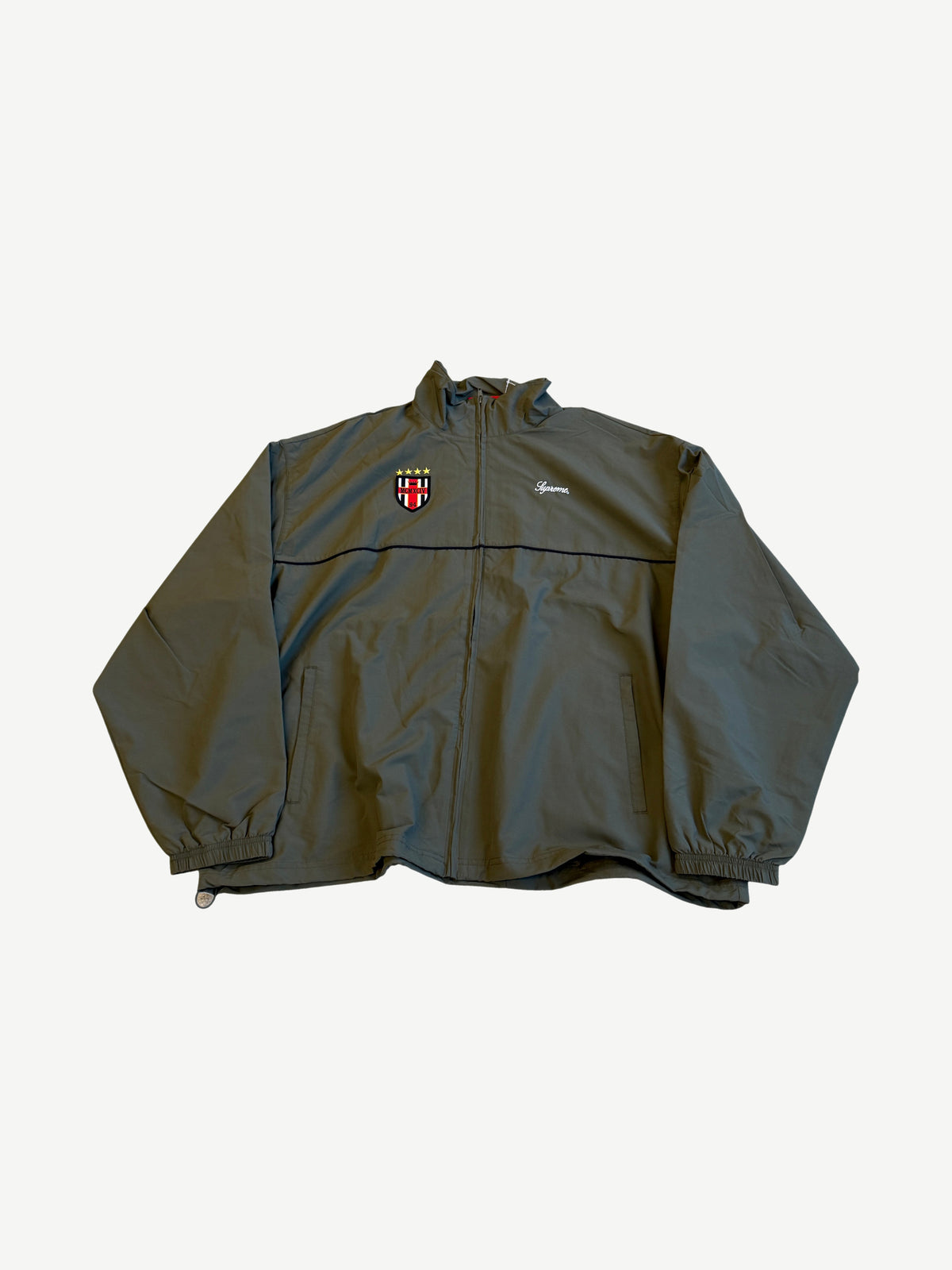 Supreme Olive Cross Track Jacket