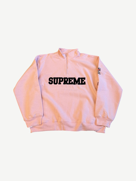Supreme Peach Shop Flag Half Zip
