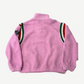 Supreme Pink Arc Half Zip Fleece Pullover
