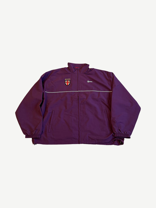 Supreme Purple Cross Track Jacket