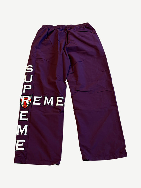 Supreme Purple Cross Track Pants