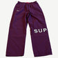 Supreme Purple Cross Track Pants