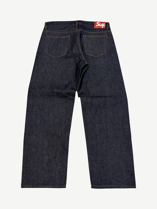 Supreme Raw Denim Baggy Jeans