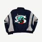 Supreme Salem Navy Half Zip Stadium Jacket
