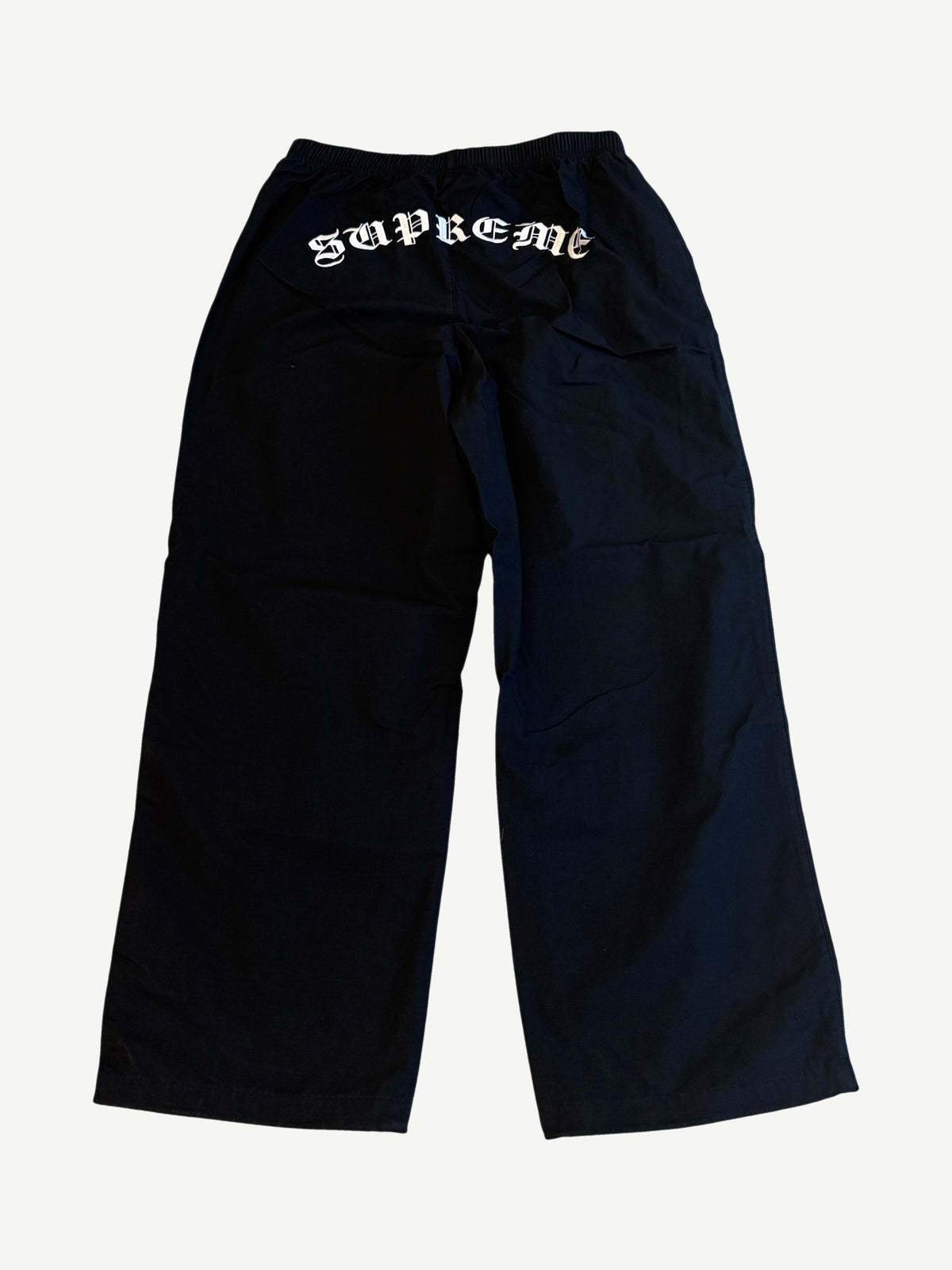 Supreme Umbro Black Cotton Ripstop Track Pants