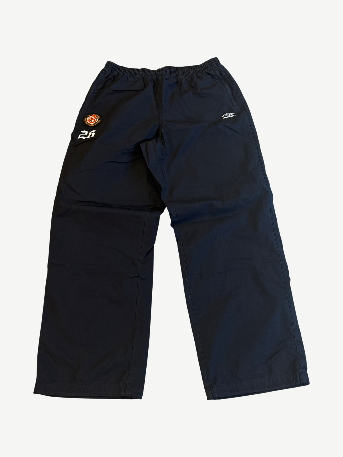 Supreme Umbro Black Cotton Ripstop Track Pants