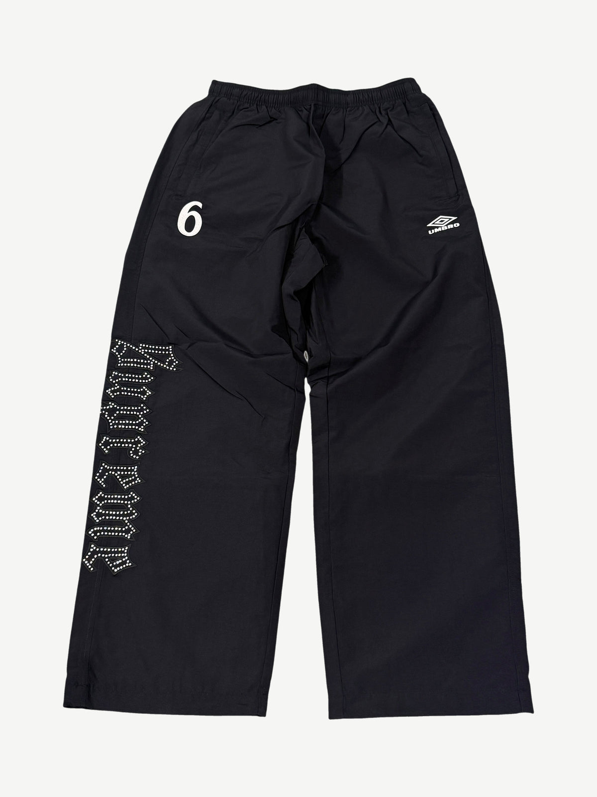Supreme Umbro Black Rhinestone Track Pants