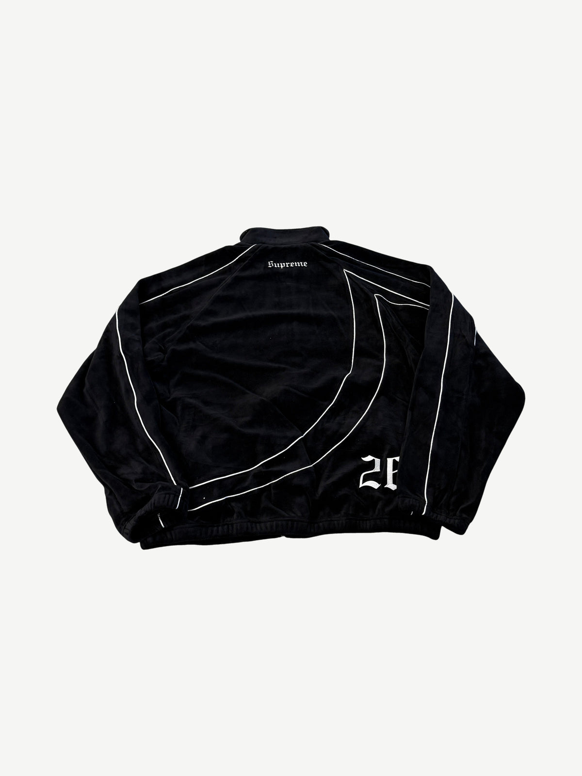Supreme Umbro Black Velour Track Jacket