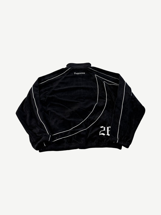 Supreme Umbro Black Velour Track Jacket
