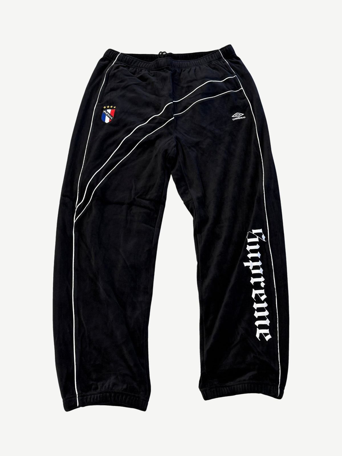 Supreme Umbro Black Velour Track Pants