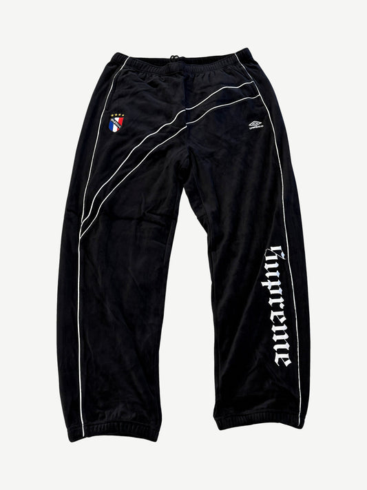 Supreme Umbro Black Velour Track Pants