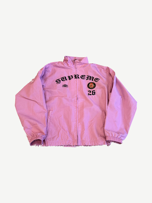 Supreme Umbro Pink Cotton Ripstop Track Jacket