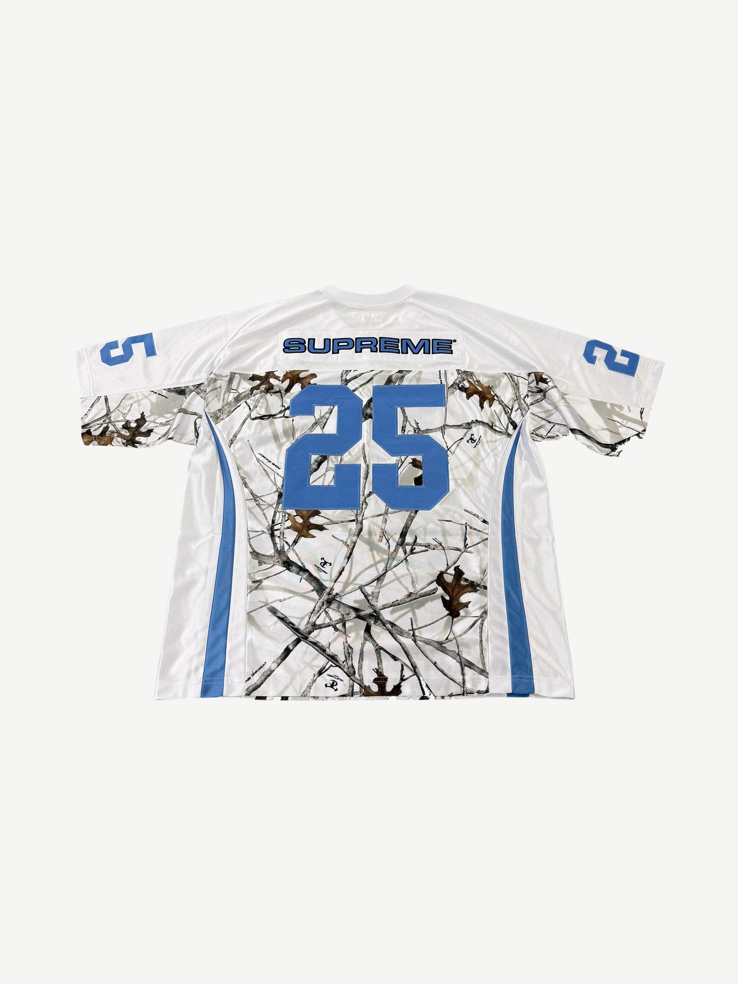 Supreme White Breast Cancer Awareness Football Jersey