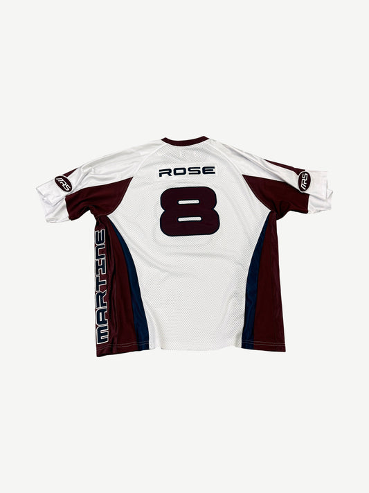 Supreme White Martine Rose Football Jersey