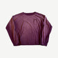 UNDS Online wine red sun-faded longsleeve with chest pocket and lightly distressed cotton finish