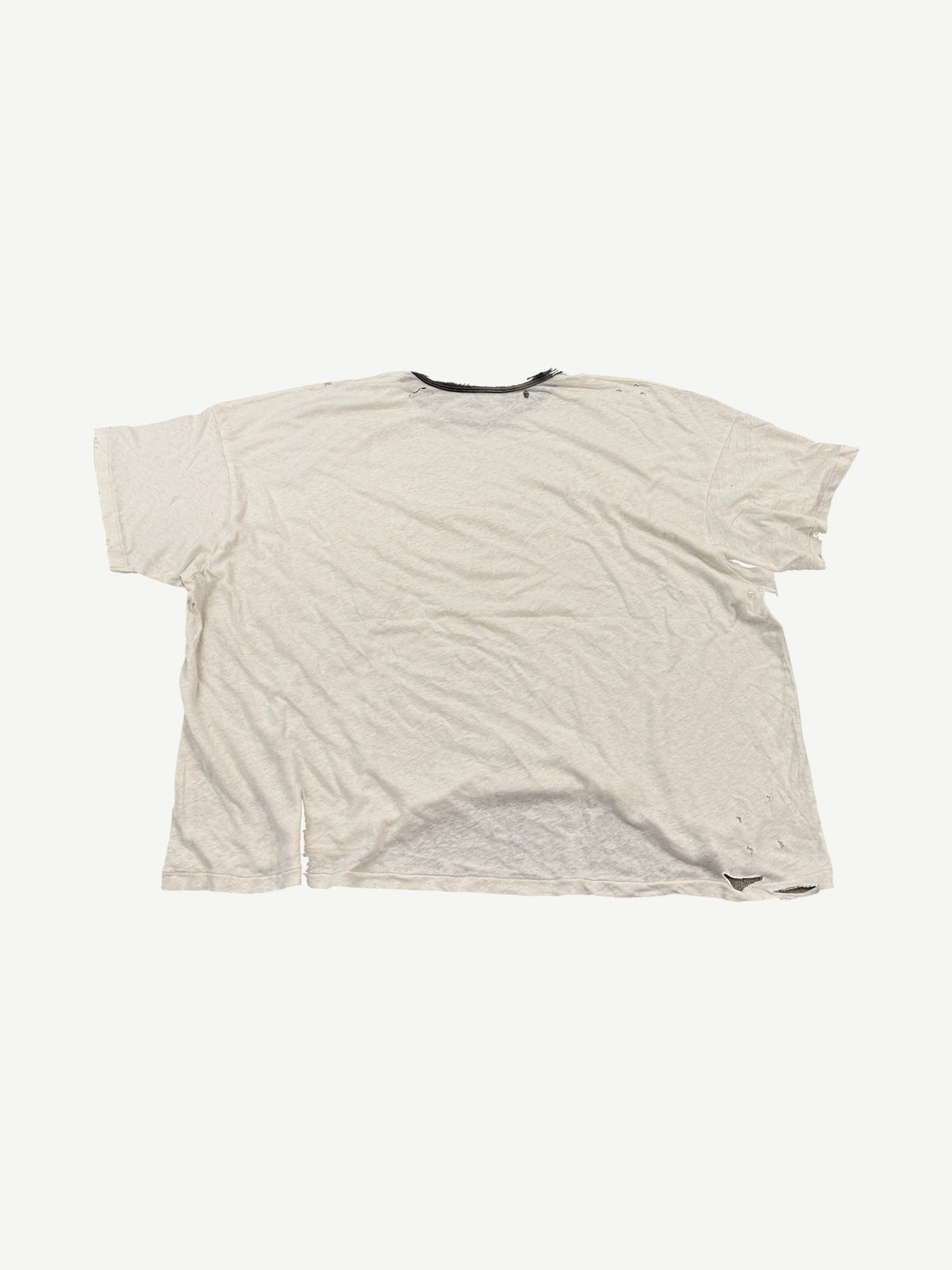 UNDS Online Two Tone Black White Ringer Tee