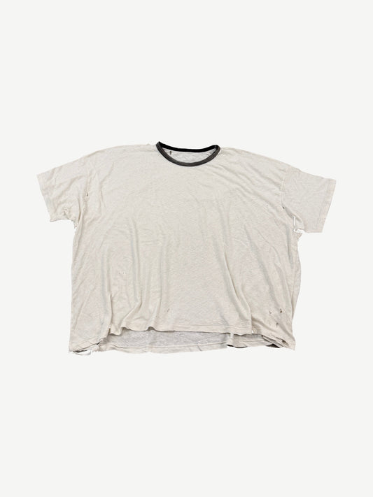 UNDS Online Two Tone Black White Ringer Tee
