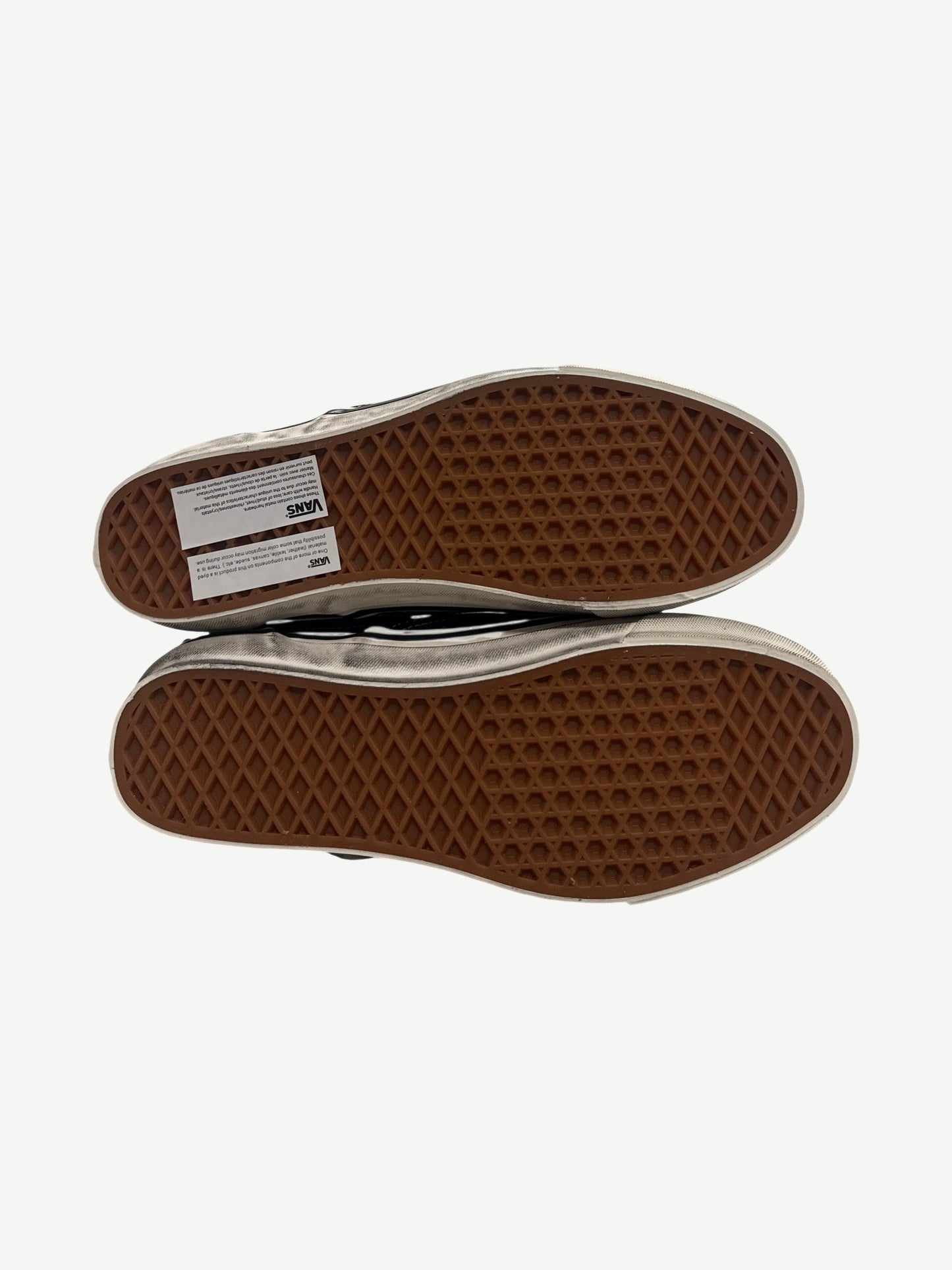Vans LX Slip-On 98 Pearlized Camo top down view with shimmering pearlized canvas upper and padded collar