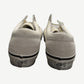 Vans OTW Old Skool 36 Marshmallow heel view with Off The Wall branding on cream studded heel counters