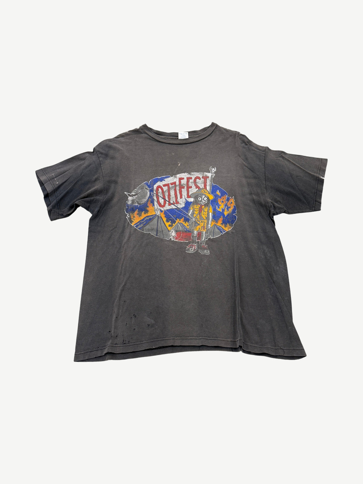 Vintage 1999 Faded Ozzfest Concert Tee