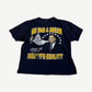 Vintage 2008 Barack Obama navy tee with yellow We Had A Dream Now It's Reality Capitol graphic print.