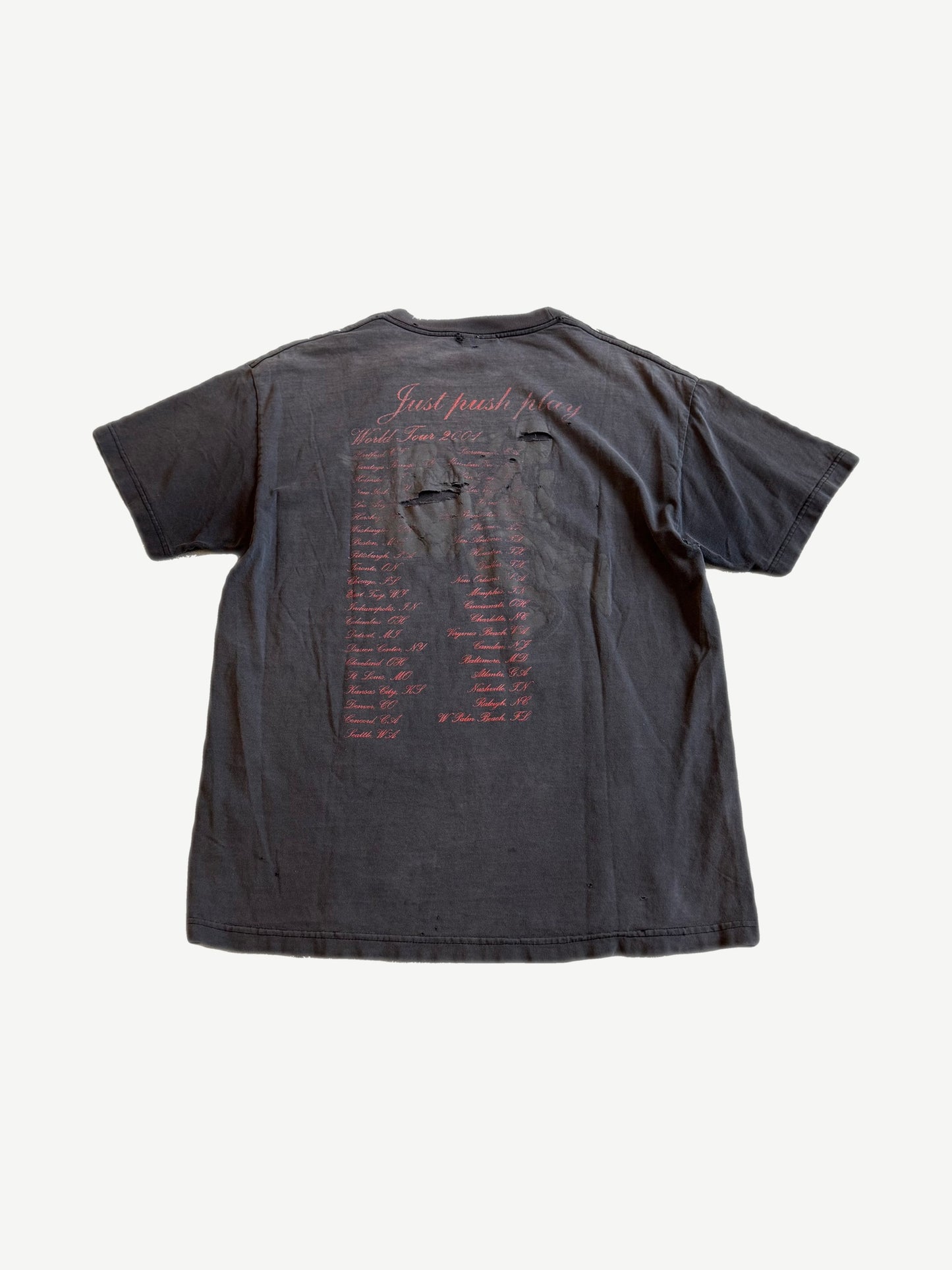 Vintage Aerosmith Just Push Play Band Tee