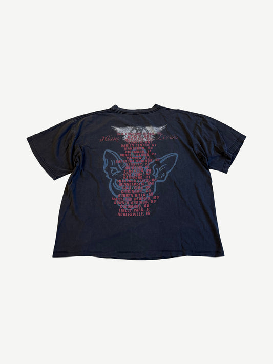 Vintage Aerosmith Nine Lives Tour Tee
