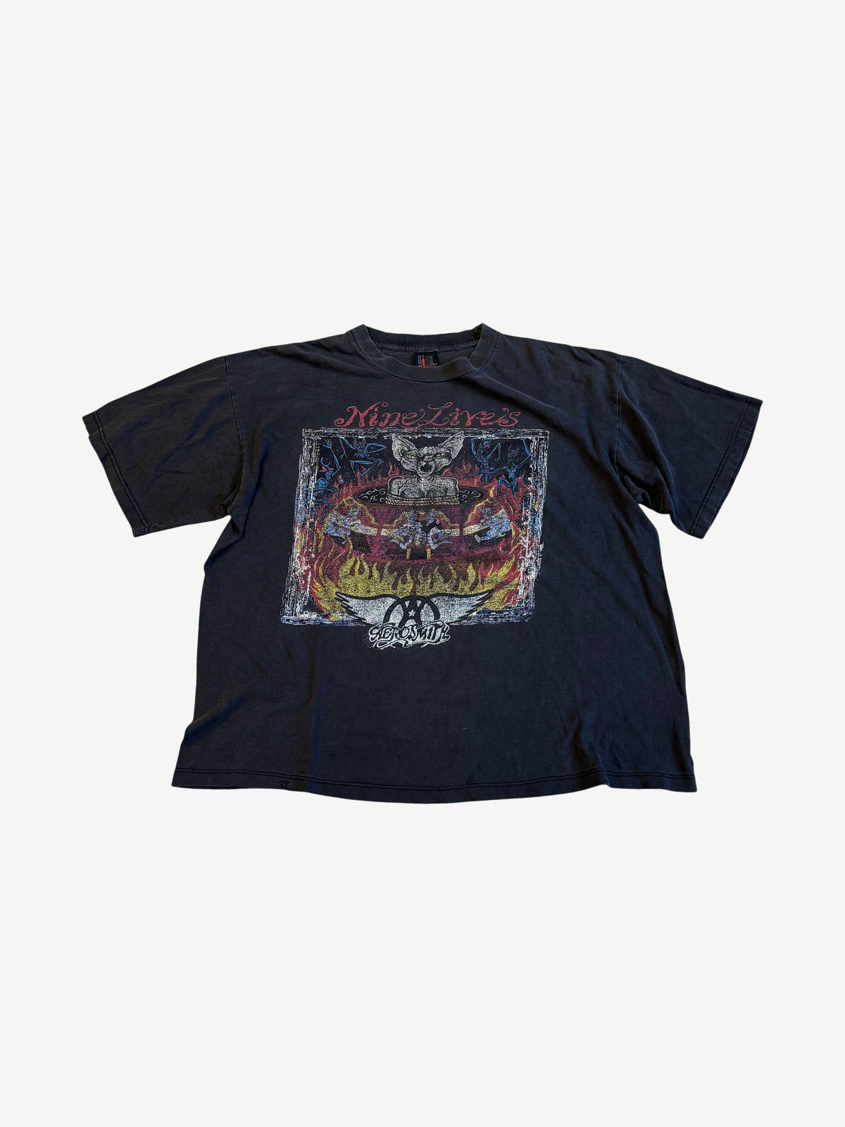 Vintage Aerosmith Nine Lives Tour Tee