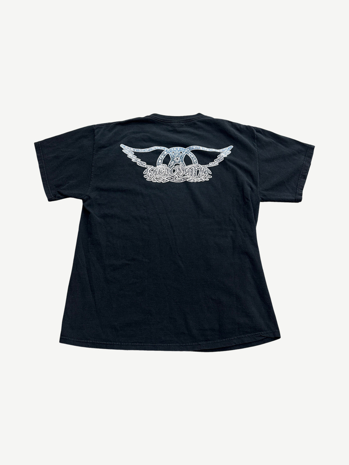 Vintage Aerosmith Nine Lives World Tour Blue Winged Tee