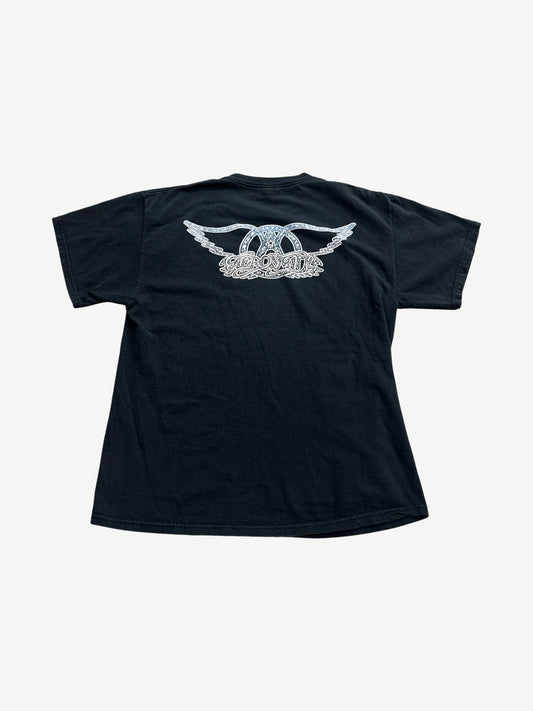 Vintage Aerosmith Nine Lives World Tour Blue Winged Tee