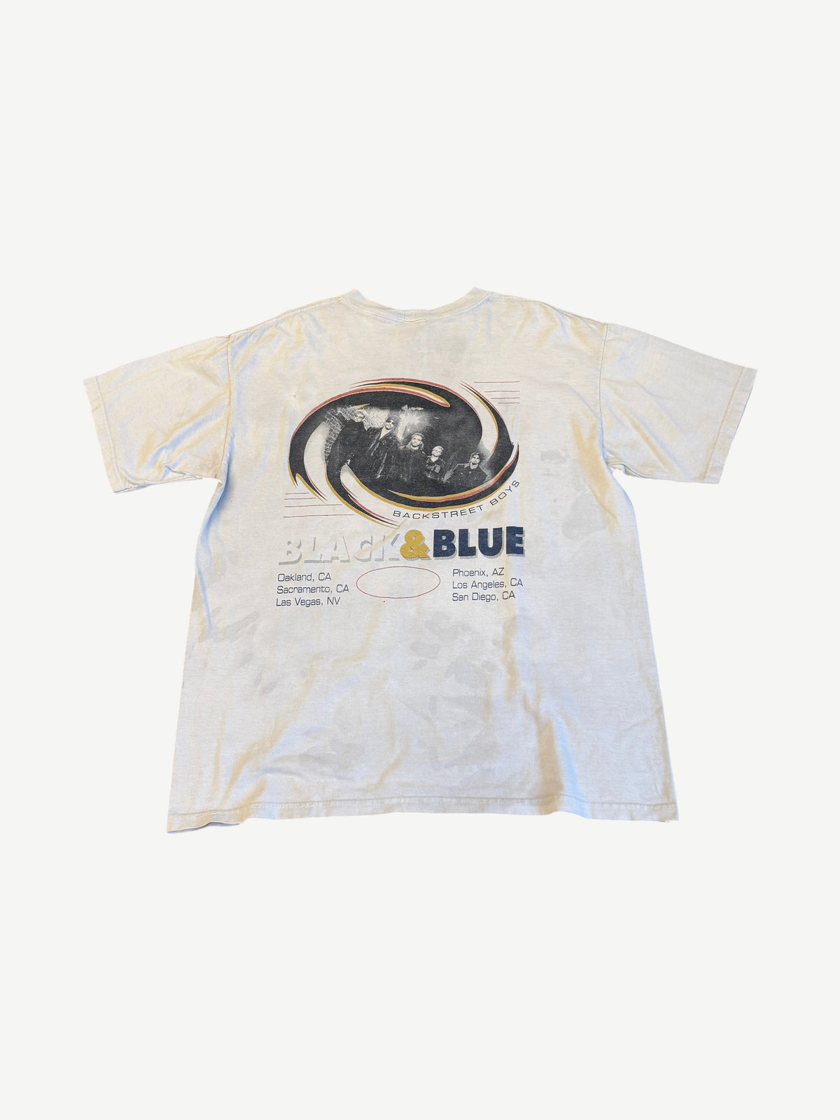 Vintage Backstreet Boys Black and Blue Tour Tee