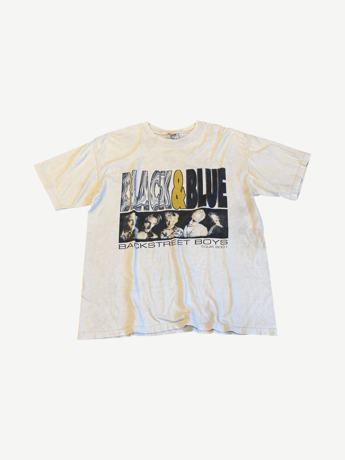 Vintage Backstreet Boys Black and Blue Tour Tee
