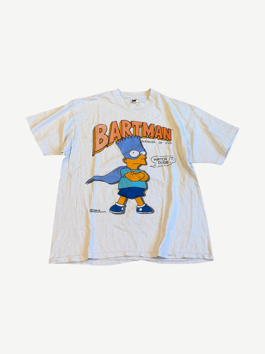 Vintage Bartman Simpsons Avenger of Evil Tee