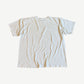 Vintage Beavis and Butthead MTV tee back view in worn cream cotton with broken in soft hand feel.