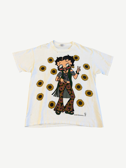 Vintage Betty Boop Home Grown Sunflower Tee