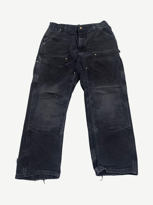 Vintage Black Carhartt Double Knee Carpenter Pants