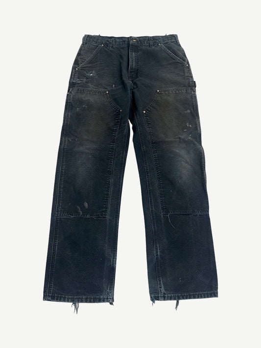 Vintage Black Carhartt Double Knee Carpenter Pants