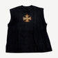 Vintage Black West Coast Choppers Flame Cutoff Tee