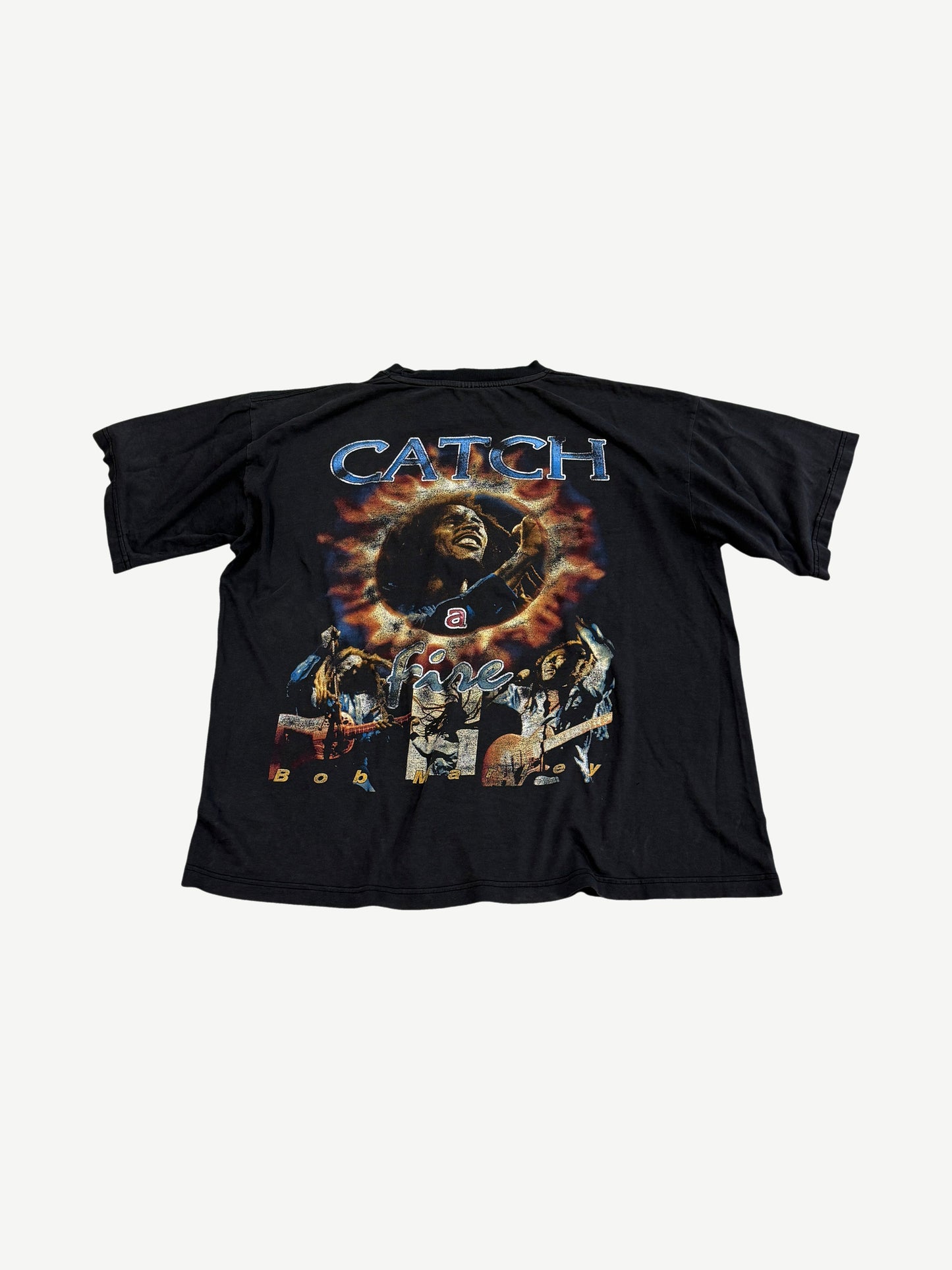 Vintage Bob Marley Catch a Fire Rap Tee