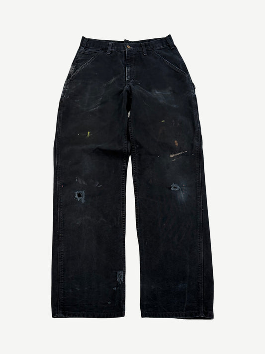 Vintage Carhartt Black Distressed Carpenter Pants