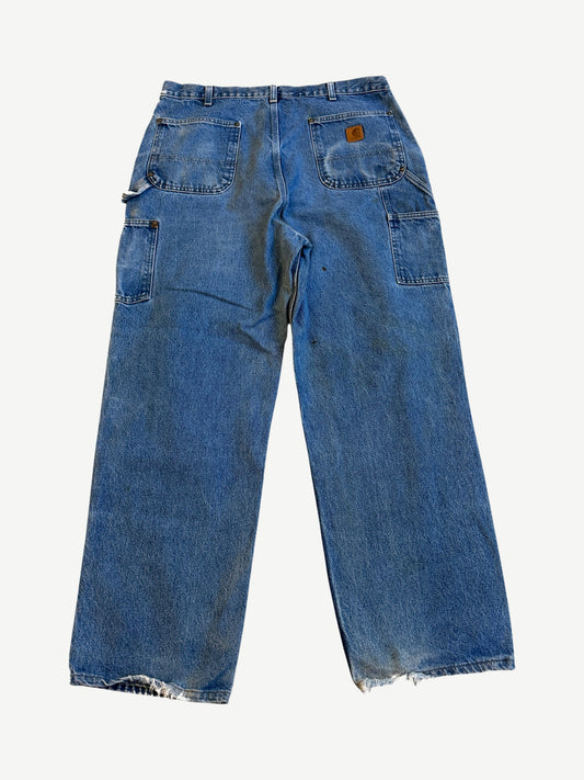 Vintage Carhartt Blue Double Knee Carpenter Pants