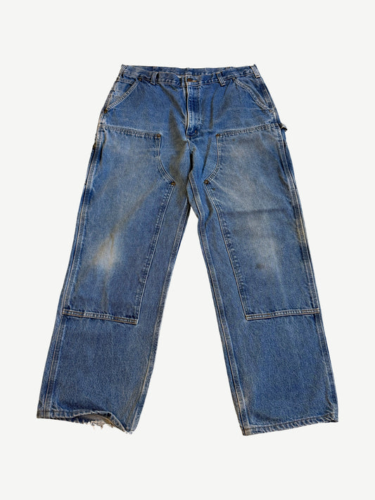 Vintage Carhartt Blue Double Knee Carpenter Pants