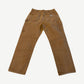 Vintage Carhartt brown carpenter pants back view with patch pockets, hammer loop and Carhartt label